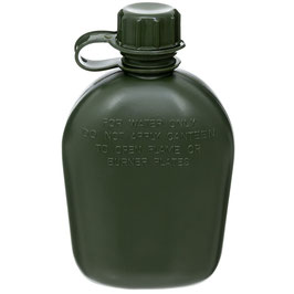Art.-Nr.: 33211B US Plastikfeldflasche, oliv, 1 l, BPA-frei