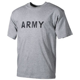 Art.-Nr.: 00253M  T-Shirt, bedruckt, "Army", grau