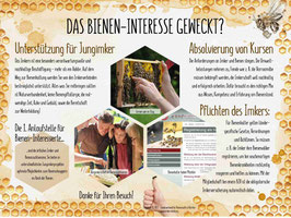 Lehrtafel "DAS BIENEN-INTERESSE GEWECKT?"