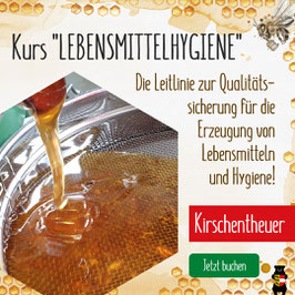 Kurs: "Lebensmittelhygiene für den Imker" am Biodiversitätszentrum Kirschentheuer