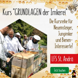 "Grundlagenkurs der Imkerei" an der LFS St. Andrä