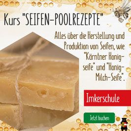 Kurs: "Seifen-Poolrezepte" der Kärntner Imkerschule (15.10., 05.11. und 09.11.2025)