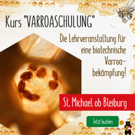 Kurs: "VARROASCHULUNG - biotechnische Varroabekämpfung” in St. Michael ob Bleiburg