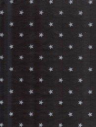 Geschenkpapier "Stars on black" - 2 Bogen