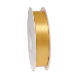 Satinband helles gold 15 mm - 5 Meter