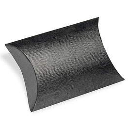 Pillowbox schwarz 10 Stück - 10x10x3,5 cm