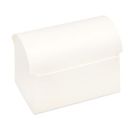 Truhen Geschenkbox weiß, 10 St. - 7x4,5x5,2 cm