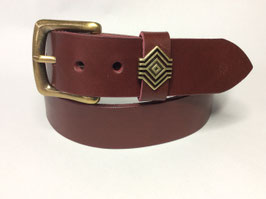 Ledergürtel eigens handgemacht, kürzbar, top Qualität bordeaux