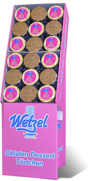 90x WETZEL Oblaten Dessert-Törtchen 3er/125g