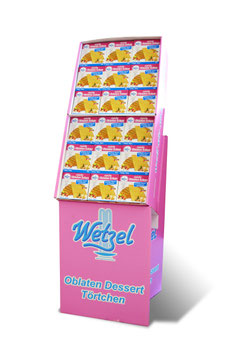 90x WETZEL Gefüllte Oblaten Ecken 50g