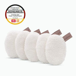 waschies Toner-Pads (2er Set) - weiß / schwarz
