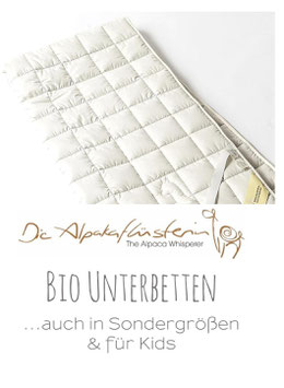 Bio Matratzenauflagen /Unterbetten