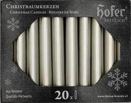Tropffreie Weihnachtskerzen, metallic platingold