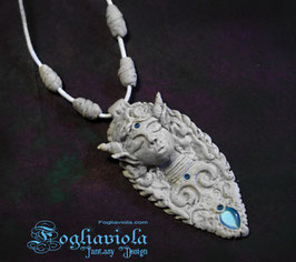 Collana Catena Tripla Gufo Civetta Tempestata d Strass Luccicante Luminosa DONNA