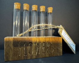 Oak Flower Vase Holder – Handcrafted Reclaimed Wood Display