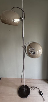 Dijkstra vloerlamp met creme kappen