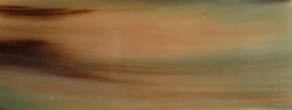 Plaque de Corne de Buffle couleur "Goïabao" 165mm X 60mm épaisseur 8mm