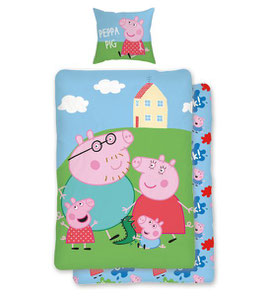 Jugend- und Kinderbettwäsche  PIG PEPPA