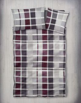 BARCHENT/FLANELL/BIBER BETTWÄSCHE TOP QUALITÄT Dessin Karo