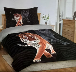 Baumwoll Bettwäsche der MARKE NOMAIA Dessin Tiger
