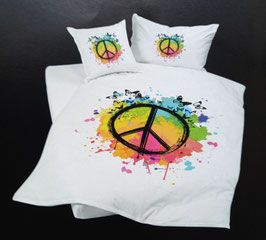 Baumwoll Bettwäsche DER MARKE NIGTH FASHION Dessin Peace