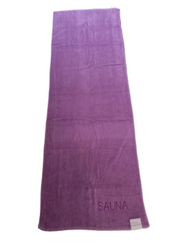 Uni Frottee Saunatuch 70 x 200 cm Farbe Violett