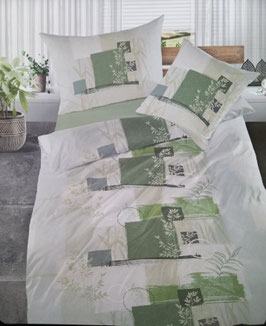 Satin Bettwäsche TOP QUALITÄT Dessin Waldfarne