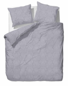 Baumwoll-Polyester Bettwäsche Dessin Paisley Grau