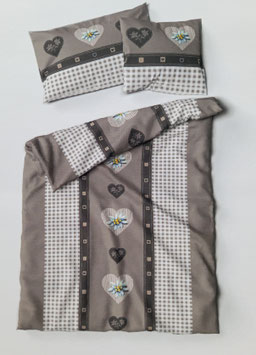 Baumwoll Bettwäsche TOP QUALITÄT Dessin Herzen