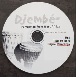 Mp3 (download) Ibro Konate & Friends: Original Recordings to the Ebook "Djembe Percussion from Westafrica"