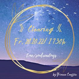 Special Clearing am 28.10.22 / 17.30h