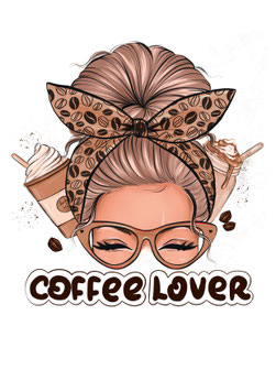 Bügelbild 126 - Coffee Lover