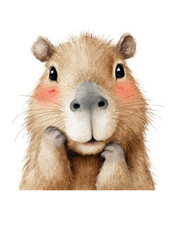 Bügelbild 102 - Capybara