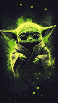 French Terry Panel - Neo Yoda