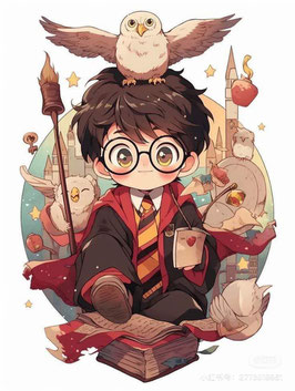 French Terry Panel - Little Potter