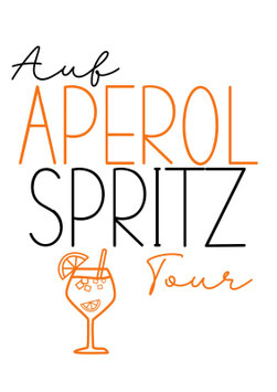 Bügelbild - Auf Aperol Spritz Tour