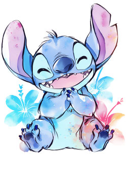 Bügelbild 41 - klatschende Stitch