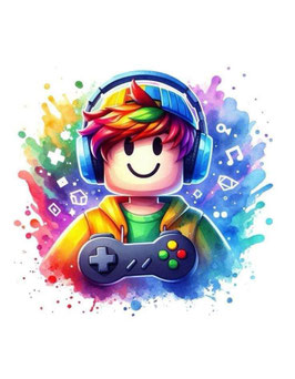 French Terry Panel - Controller Boy
