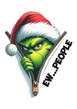 Bügelbild - Eww People (Reißverschluss)