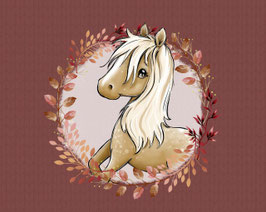 Softshell Panel - Horselove by Brackis Stoffhandel