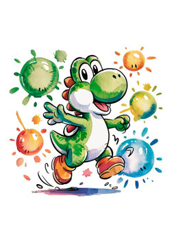 Bügelbild - Yoshi