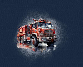 Softshell Panel - Feuerwehr by Brackis Stoffhandel
