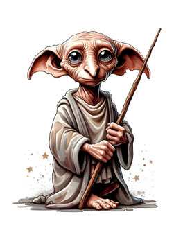 Bügelbild 32 - Dobby Hauself