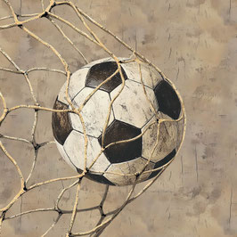 French Terry Panel - Fussball im Tor