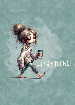 Jersey Druck Panel XXL - ...frag nicht!!! by Brackis Stoffhandel