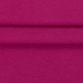 Baumwolljersey Uni - fuchsia, 18-2326