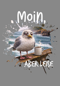 Bügelbild 134 - Moin, aber leise