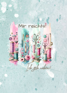 Jersey Panel XXL - Mir reichts... Ich geh nähen! by Brackis Stoffhandel