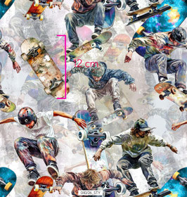 French Terry Druck XXL - Skateboarder