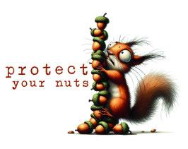 Bügelbild 07 - Protect your Nuts